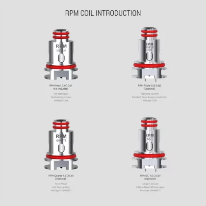 Smok RPM Coils 5pk - MTL 0.3ohm