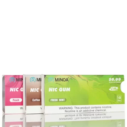 Minoa Soft Salt Nic Gum – Pack of 10 - Vapejuice