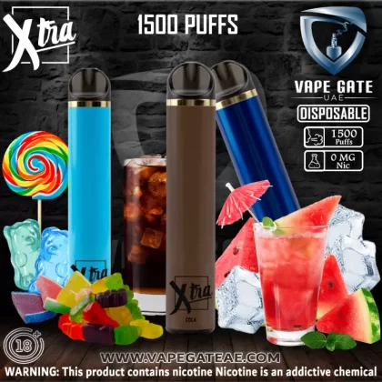 PUFF XTRA Disposable Vaporiser - 1500 puffs (0 mg) - Lala Land - Banana