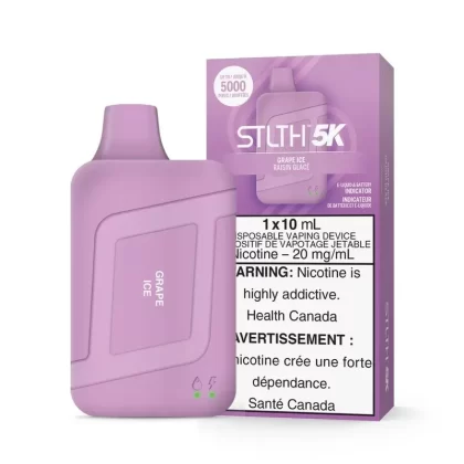 STLTH 5K Disposable Vape – Grape Ice