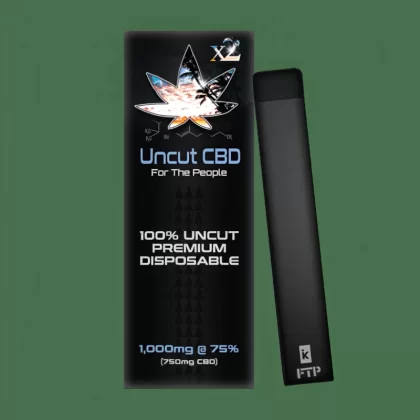 Uncut Disposable CBD Disposable Pen | x2 (Choose mg) 1g or 2g