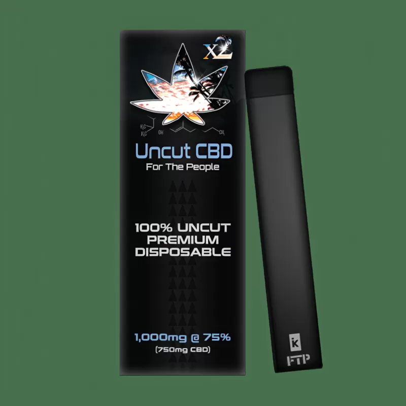 Uncut Disposable CBD Disposable Pen | x2 (Choose mg) 1g or 2g