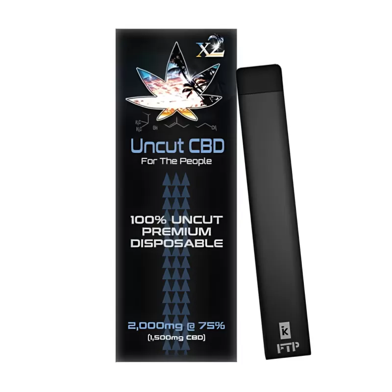 Uncut Disposable CBD Disposable Pen | x2 (Choose mg) 1g or 2g - Image 2