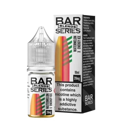 Watermelon x Energy Ice Nic Salt E-Liquid by Bar Series Blends - Eliquidsupply