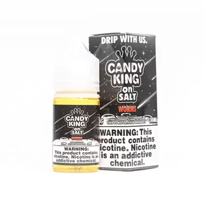 Candy King On Salt Worms 30ml Nic Salt Vape Juice - Eightvape