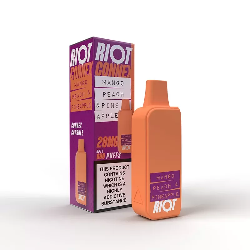 Riot Connex Mango Peach Pineapple Capsule - Nicotine Strength#20mg>10mg