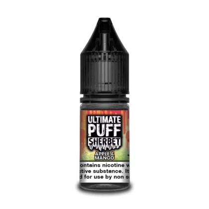 Ultimate Puff Sherbet Apple and Mango 10ml Vape Juice - 10 Pack - Strength 18mg