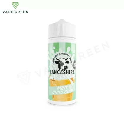Mint Choc Chip Shortfill E-Liquid by the Lancashire Ice Creamery 100ml