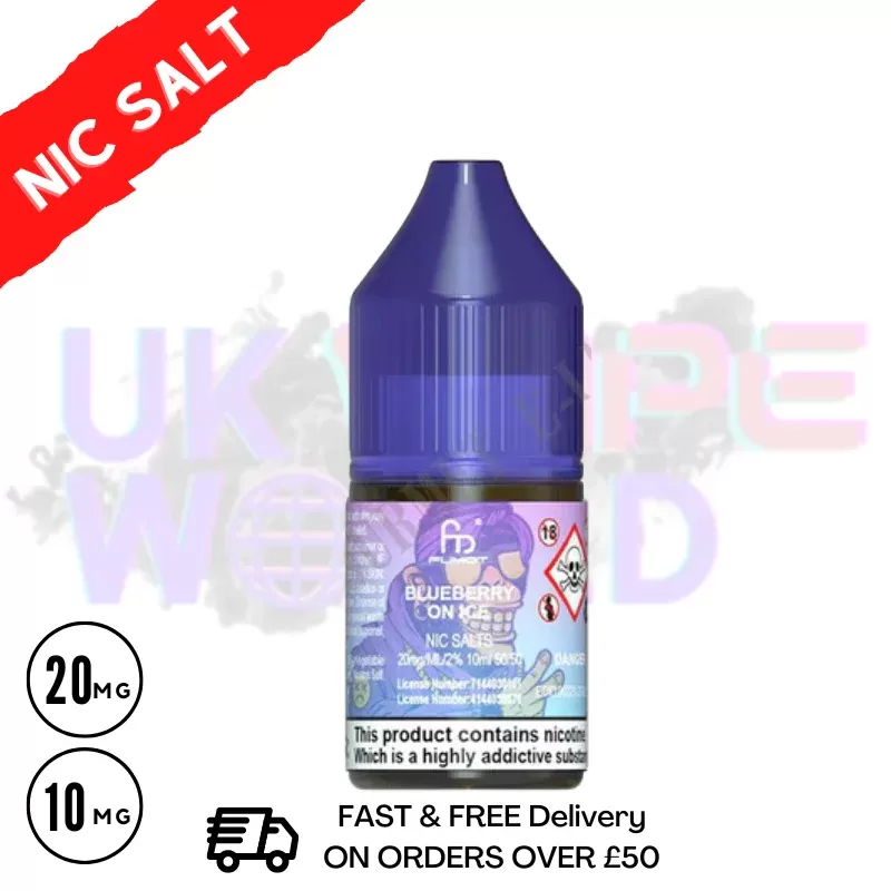Blueberry on Ice – RandM Tornado 7000 Nic Salt 10ML eLiquid