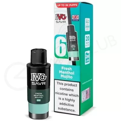 Fresh Menthol Mojito IVG Savr Refill Pack - Ecigpremium