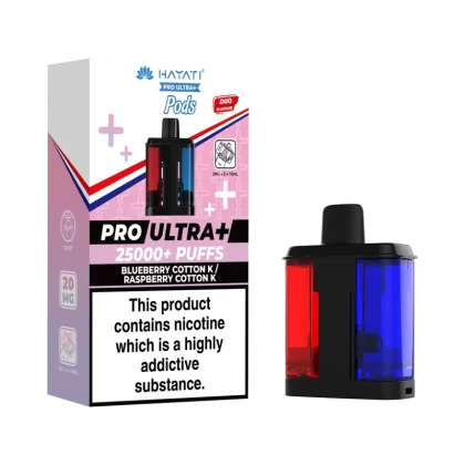 Blueberry Cotton K / Raspberry Cotton K Hayati Pro Ultra Plus Refill Pack - Vapeshop Co