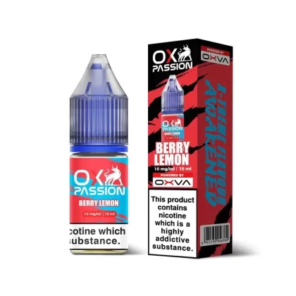 Berry Lemon 10ml Nic Salt By Ox Passion - Nicotine Strength#10mg (Salt)>20mg (Salt)