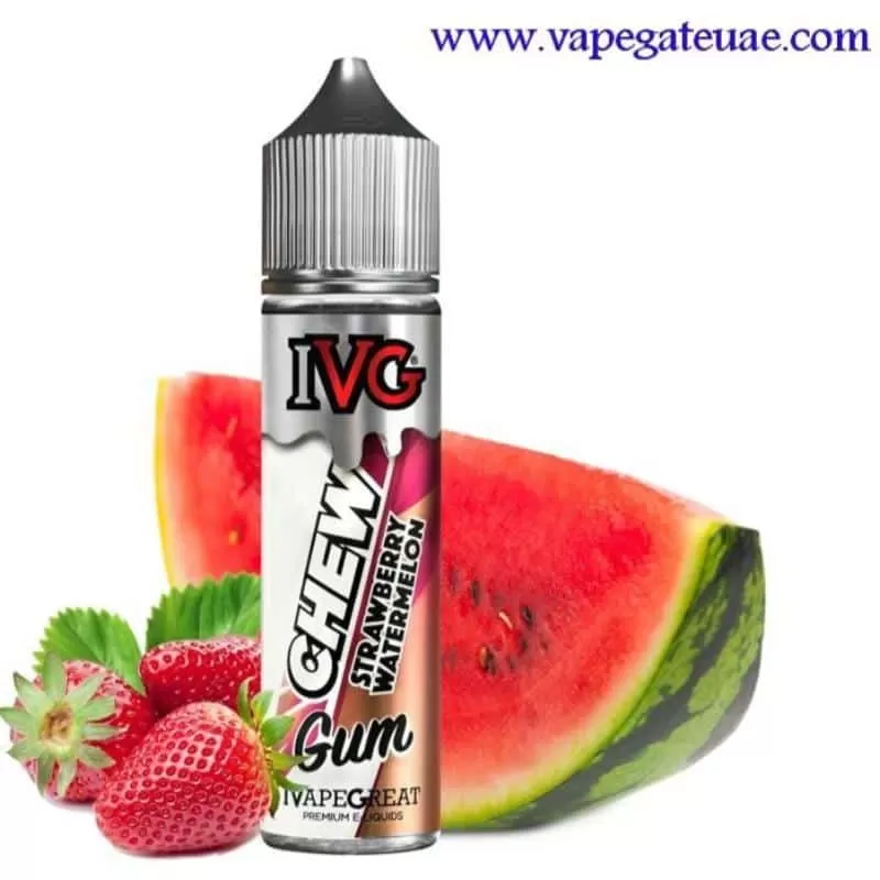 Chew Strawberry Watermelon 60ml E juice by IVG - 6 mg / 60 ml - Image 2