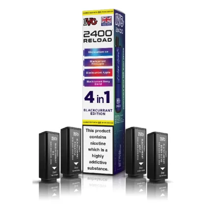 IVG 2400 4-in-1 Blackcurrant Edition Reload Pods
