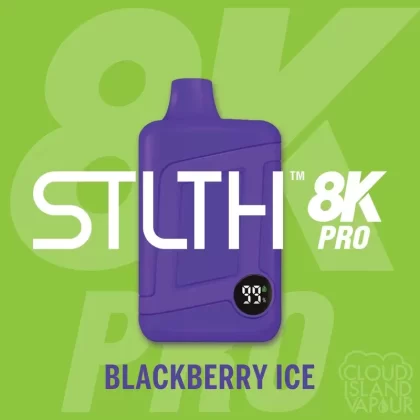 STLTH 8K PRO Disposable Vape – Blackberry Ice - Ecigpremium