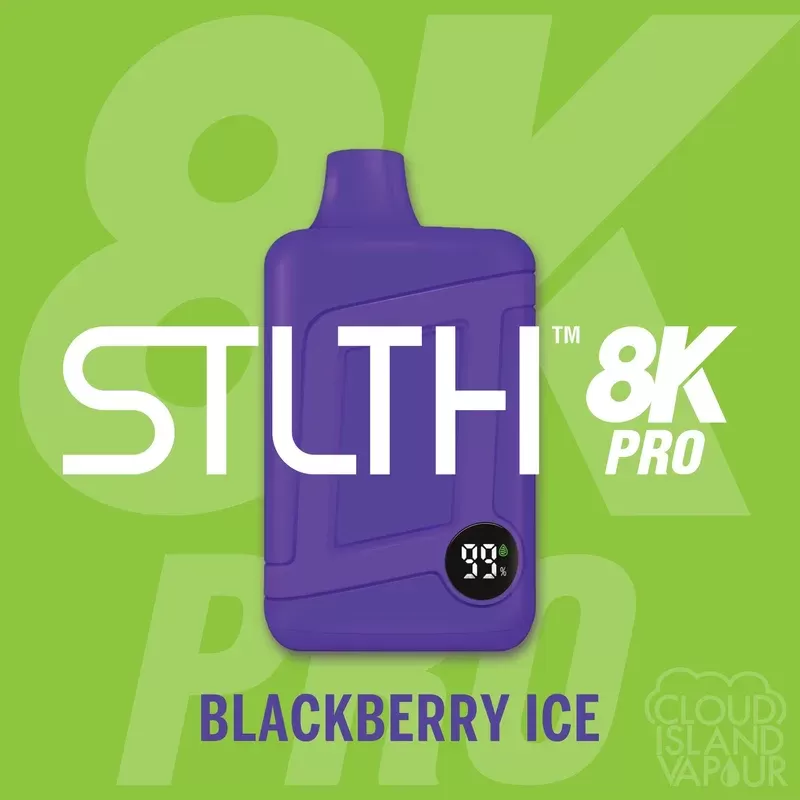 STLTH 8K PRO Disposable Vape – Blackberry Ice - Ecigpremium