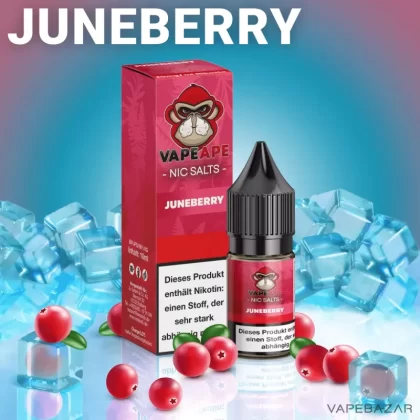 VapeApe – Juneberry – Nic Salts - 20mg/ml, 10mg/ml