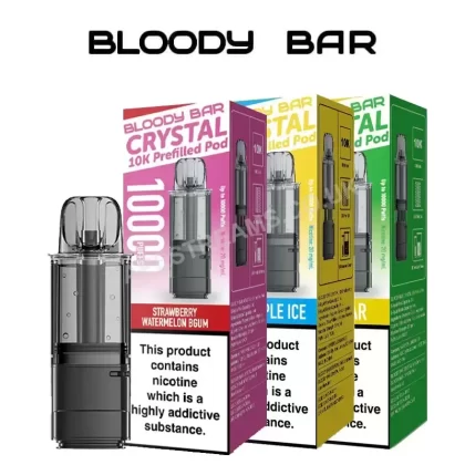 Bloody Bar Crystal 10K Refill Pods - Vapestreams Co