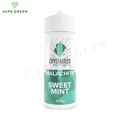 Malachite – Sweet Mint Shortfill E-Liquid by Crystalized 100ml