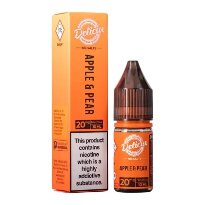Apple & Pear Nic Salt E-Liquid by Deliciu - Product Strength#10mg>20mg