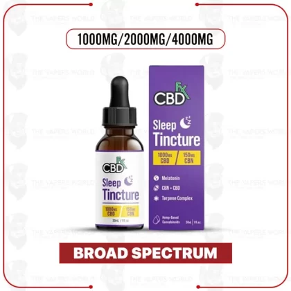 CBDFx CBD Oil Sleep Tincture – 1000MG - Thevapersworld