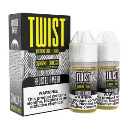 Frosted Amber Nicotine Salt by Twist E-Liquids - Size#60ml~Nicotine#35MG