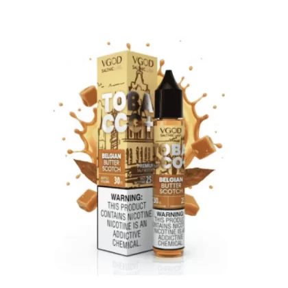 VGOD Tobacco Plus – Belgian Butterscotch 30ML (25/50 mg) - Vape Product, Vape Product