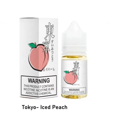 Tokyo salt nic iced peach 35mg | Online Vape Shop