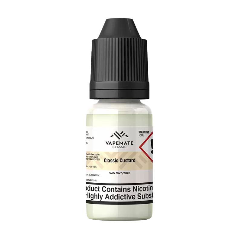 Vapemate Classic Classic Custard 10ml - 12mg (Discontinued) - Vapeshop Co