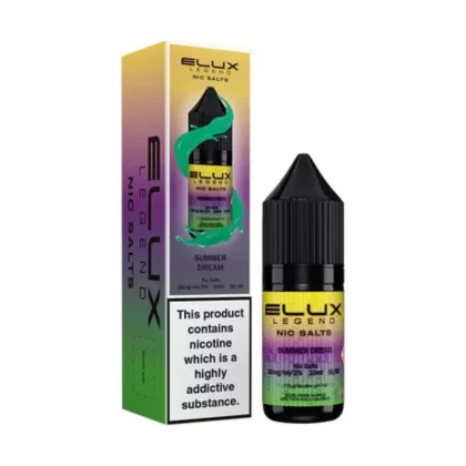 Elux Legend Nic Salts Summer Dream E Liquid 10ml - Nicotine Strength#20mg>10mg