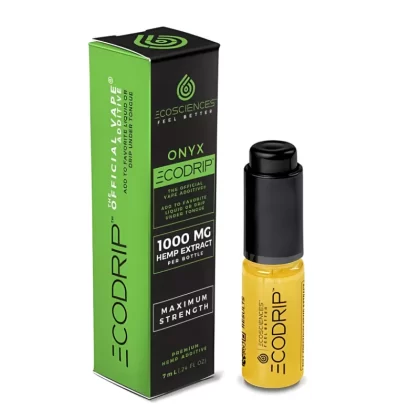 CBD ECODRIP 140mg 7ml ONYX - One 450mg CBD Cartridge, Two 450mg CBD Cartridges