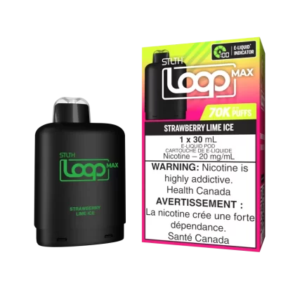STLTH LOOP MAX POD PACK - Strawberry Lime Ice - 20 mg/mL (wholeseller) (SK) - Excise FED