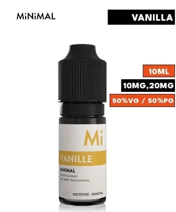 Vanilla Nic Salt eLiquid by Minimal - 10mg / 10ml