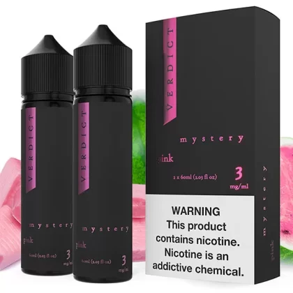 Mystery - Pink by Verdict Series E-Liquid x2-60mL (Freebase) - 3MG