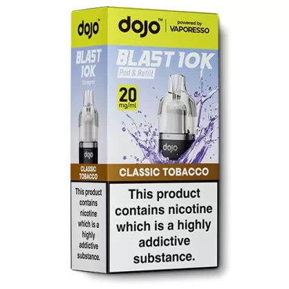 Classic Tobacco Pod & Refill by Dojo Blast 10k - 20 mg/ml (F428FB)