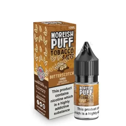 Butterscotch Nicotine Salt E-Liquid by Moreish Tobacco Salts - Vapestreams Co