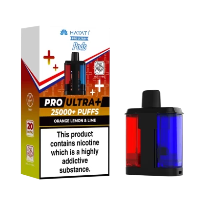 Orange Lemon & Lime Hayati Pro Ultra Plus Refill Pack - 20mg - Vape Product (E9D52E)