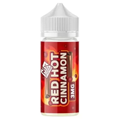Red Hot Cinnamon NIX E-Liquid by VR (VapeRite) Labs - Size#100ml~Version#NIX Liquid~Nicotine#6MG>12MG>3MG