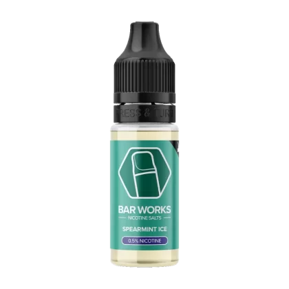 Spearmint Ice Nic Salt by Bar Works - 10ml - 10mg - Vape Product (9B139A)