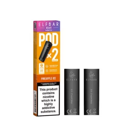 ElfBar 4 in 1 Pre Filled Pods – Pineapple Ice
