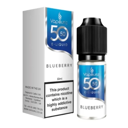 Blueberry E-Liquid 50/50 Series by Vapouriz (10ml) - 6mg