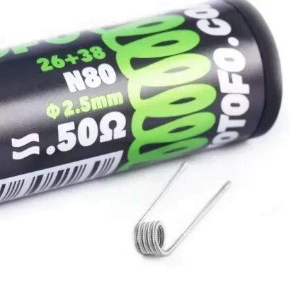 Wotofo Fused Clapton Vape Coils 0.5 Ohm Ni80 10pcs - Vape Store