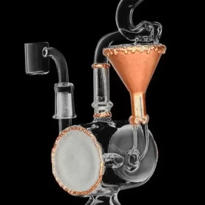 Faux Metal Barrel Recycler Rig - Ejuicewarehouse