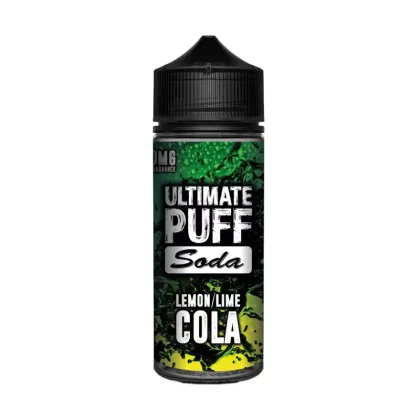 Ultimate Puff Soda Lemon Lime Cola 100ml Shortfill E-Liquid - Vapourdeal Co