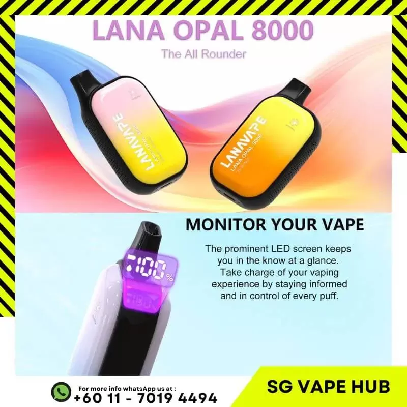 LANA OPAL 8000 Puffs - Passion - Image 3