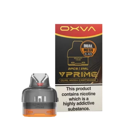 OXVA VPrime 2 Replacement Pods (2ml) - Vape Product; 0.4Ohm, 0.6Ohm (7336C0)