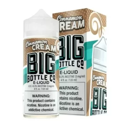 Cinnamon Cream E-Liquid by Big Bottle Co - Size#120ml~Nicotine#1.5MG