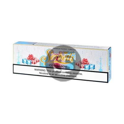 Serbetli Premium Hookah Tobacco 10 packs of 50g Ice Bom Bom