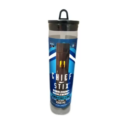 Chief Stix CBD Disposable Vape Pen - Bubblegum Huckleberry, Fire OG