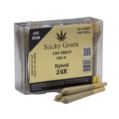 Sticky Green Top Shelf THC-A Pre Rolls